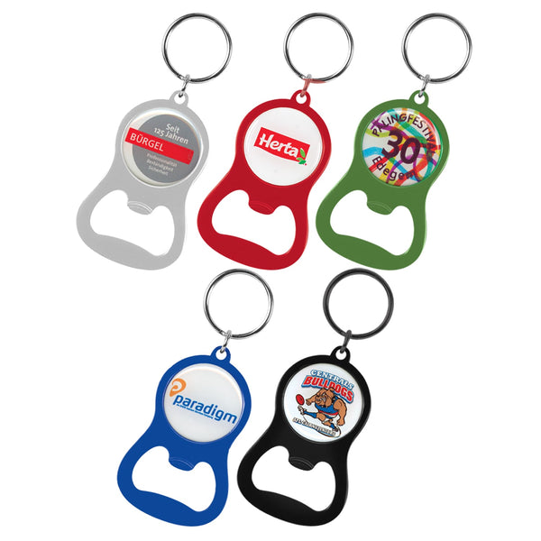 Chevron Bottle Opener Key Ring [3-107106]