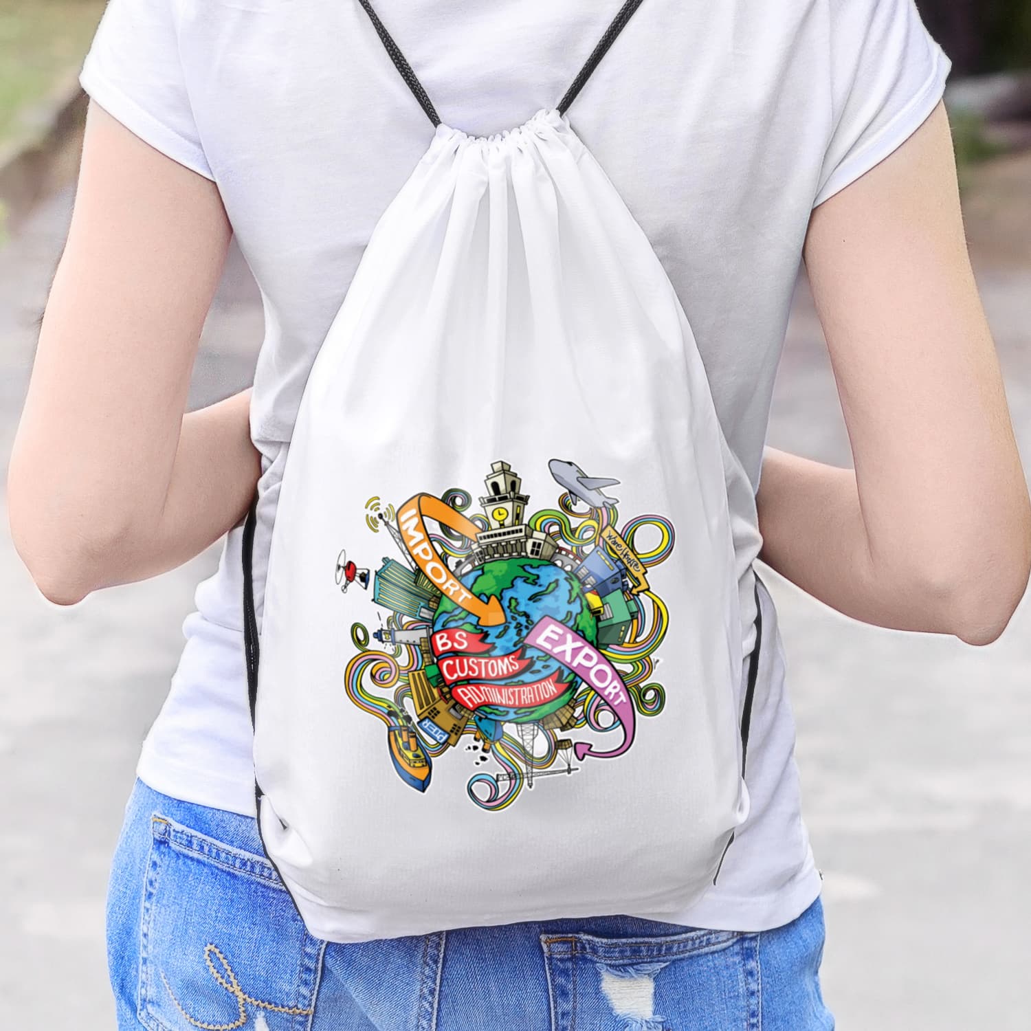 Drawstring Backpack [3-107145]