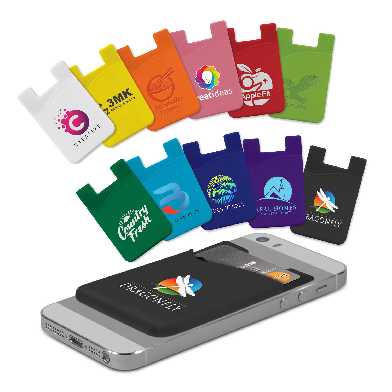 Silicone Phone Wallet [3-107627]