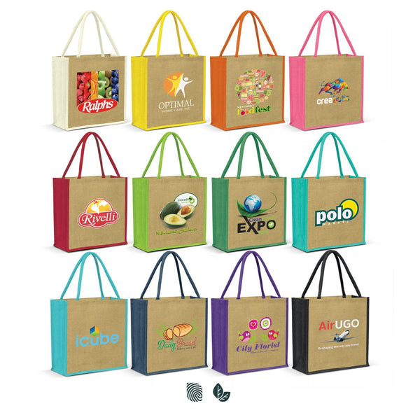 Monza Jute Tote Bag [3-108037]