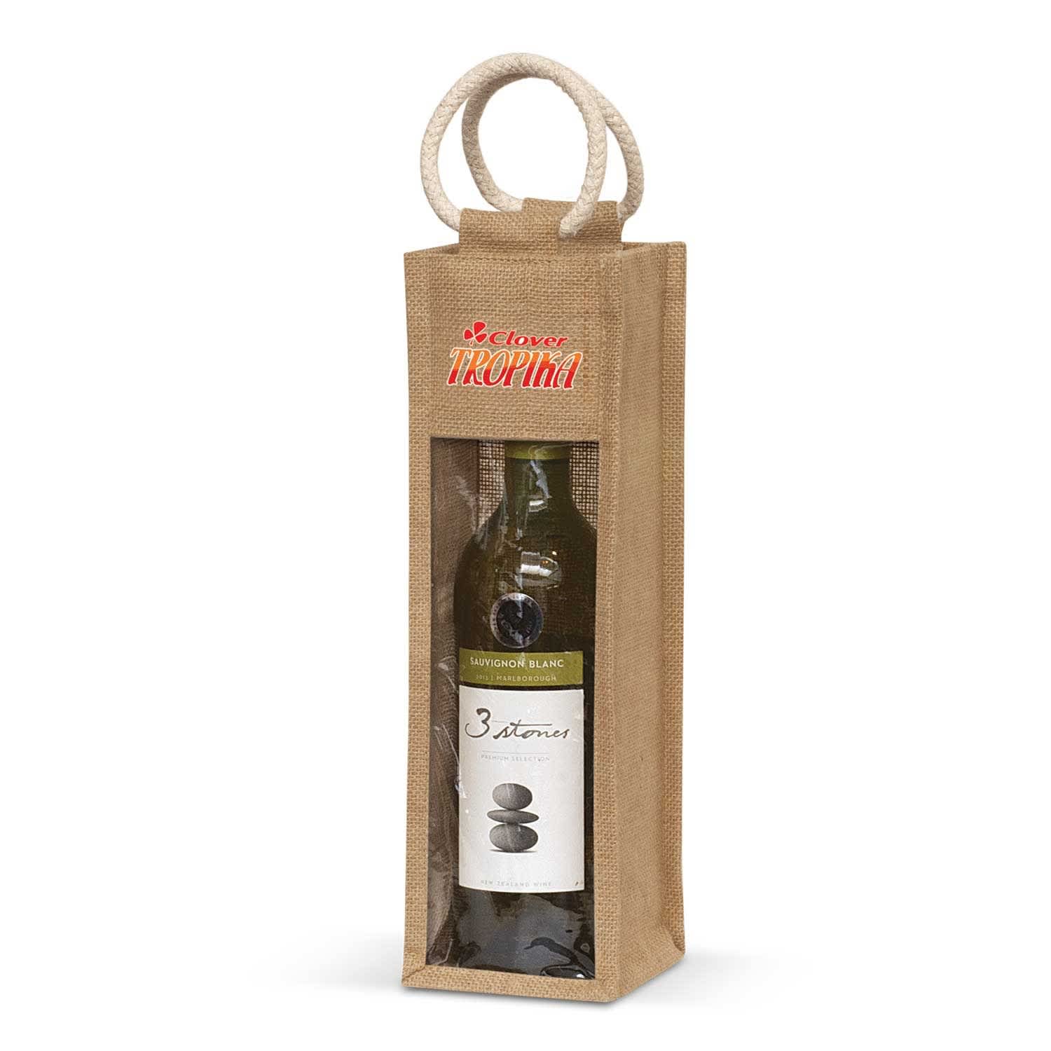 Serena Jute Wine Carrier [3-108039]