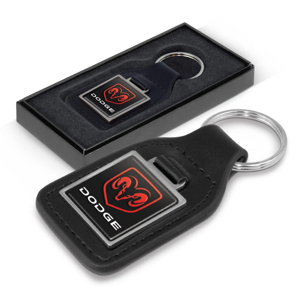 Baron Leather Key Ring  Square [3-108597]