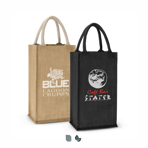 Donato Jute Double Wine Carrier [3-109082]