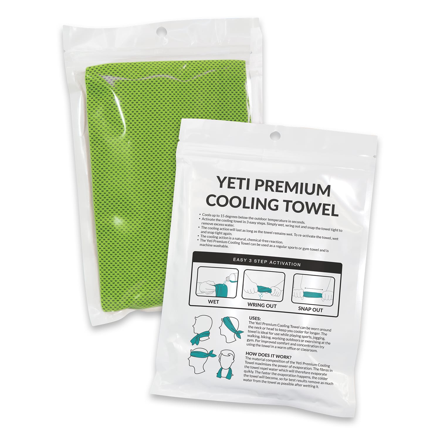 Yeti Premium Cooling Towel  Pouch [3-110093]