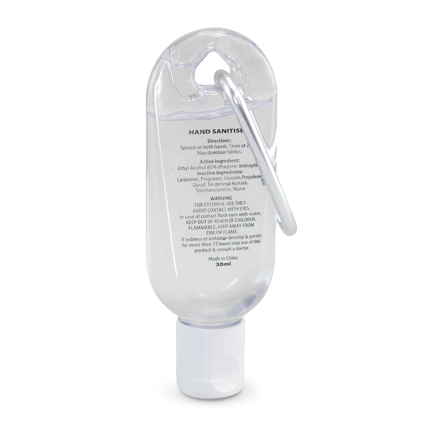 Carabiner Hand Sanitiser 30ml [3-127210]