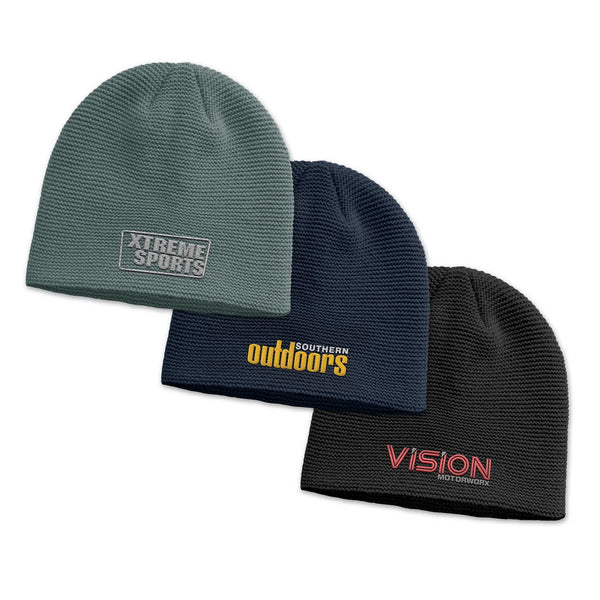 Montana Garter Knit Beanie [3-110841]