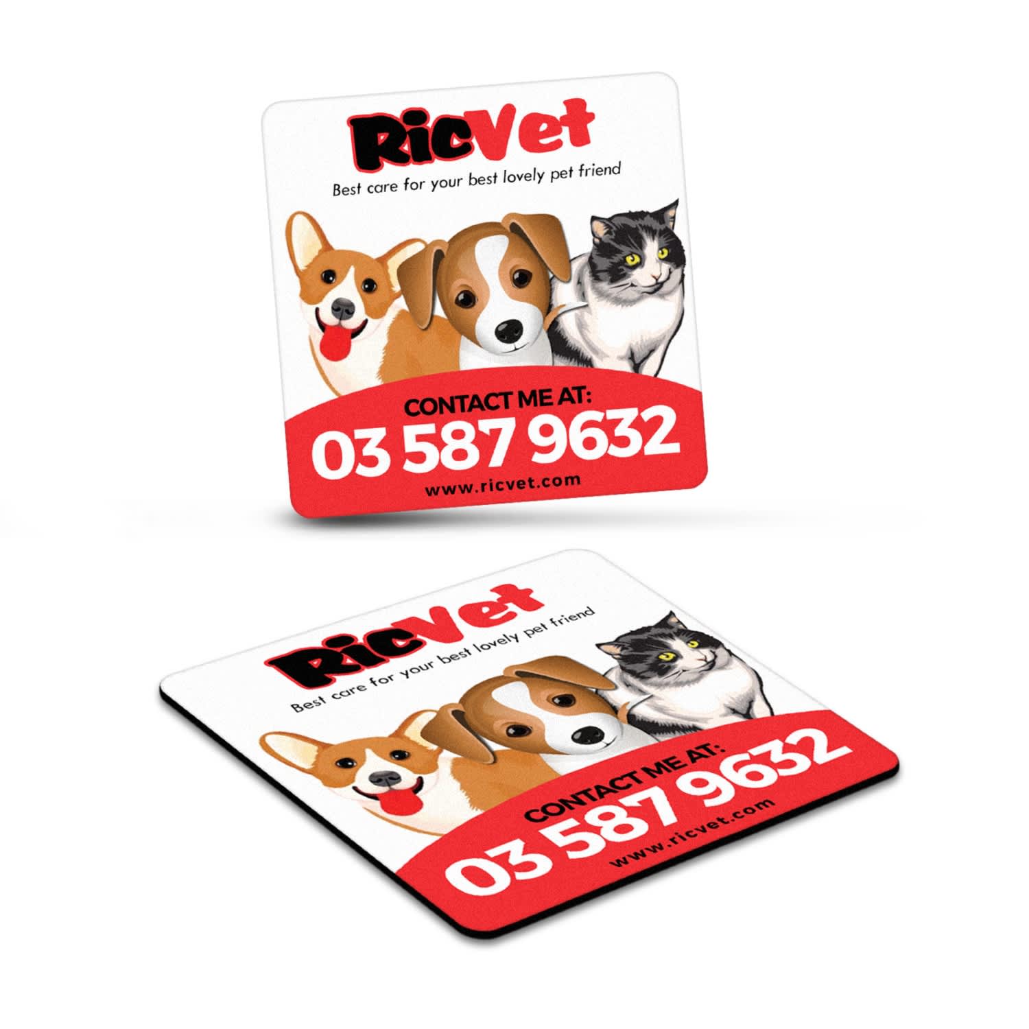 Fridge Magnet 65 x 65mm  Square [3-112305]