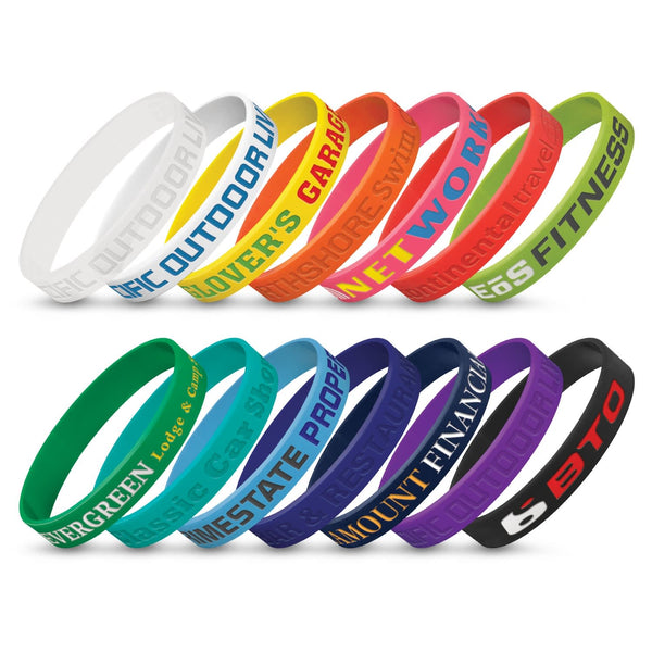 Silicone Wrist Band  Debossed [3-112805]