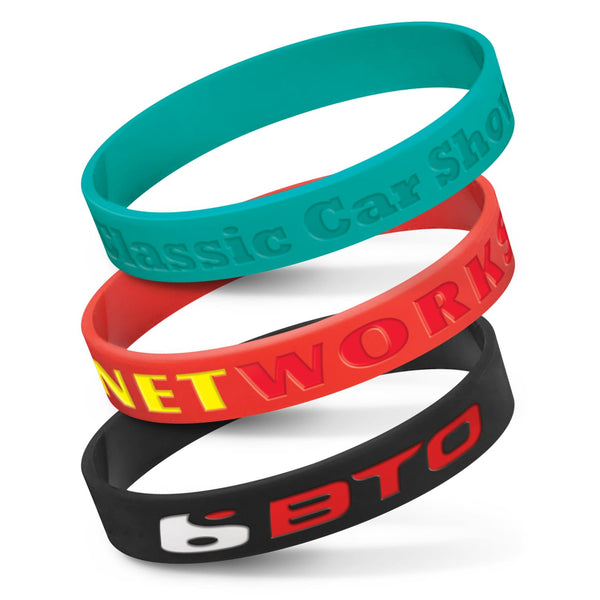 Silicone Wrist Band  Debossed [3-112805]