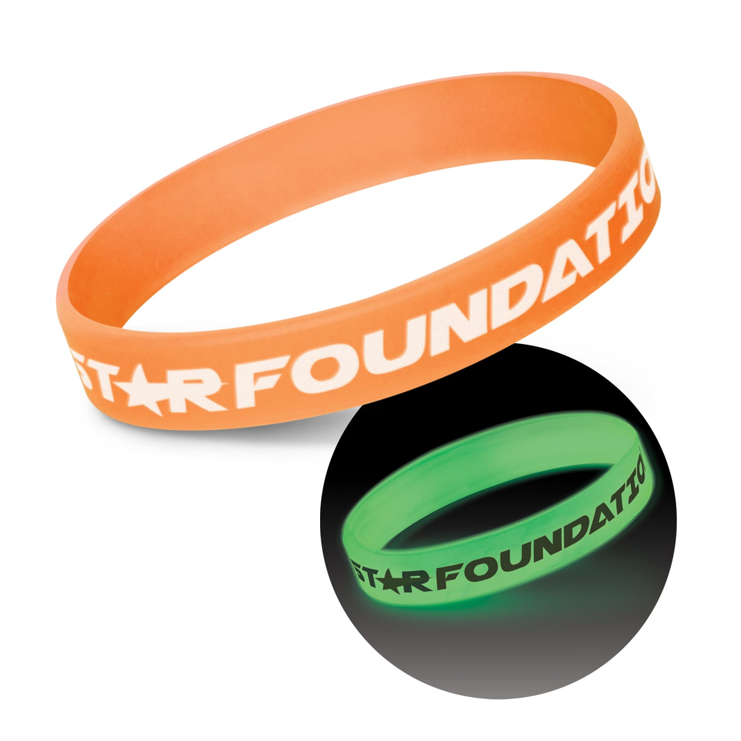 Silicone Wrist Band  Glow in the Dark [3-112807]