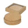 Oakridge Cork Coaster Round  Set of 4 [3-113033]