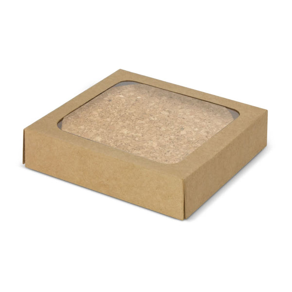 Oakridge Cork Coaster Round  Set of 4 [3-113033]