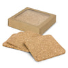 Oakridge Cork Coaster Square Set of 4 [3-113034]