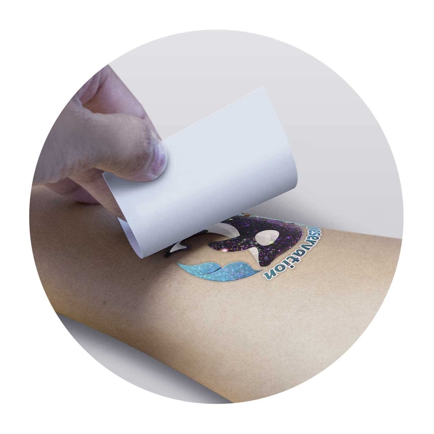 Temporary Tattoo Glitter  51mm x 51mm [3-113191]