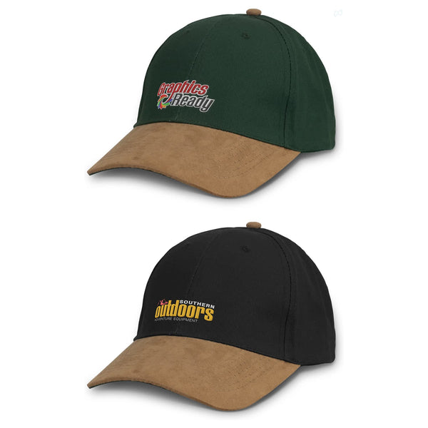Outback Suede Peak Cap [3-114372]