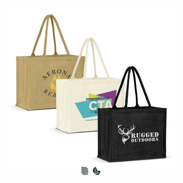 Torino Jute Tote Bag  Colour Match [3-115325]