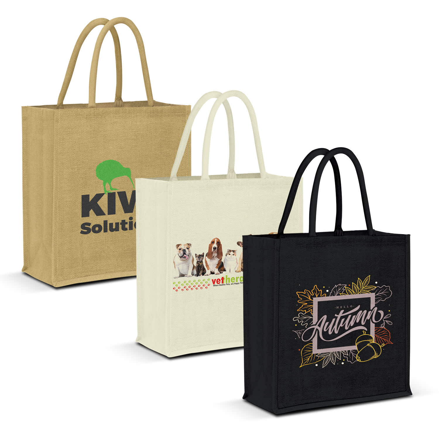 Lanza Jute Tote Bag  Colour Match [3-115326]