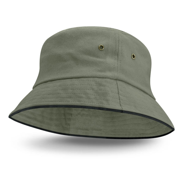 Bondi Bucket Hat  Black Sandwich Trim [3-115493]