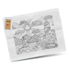 Cotton Colouring Tea Towel [3-116594]