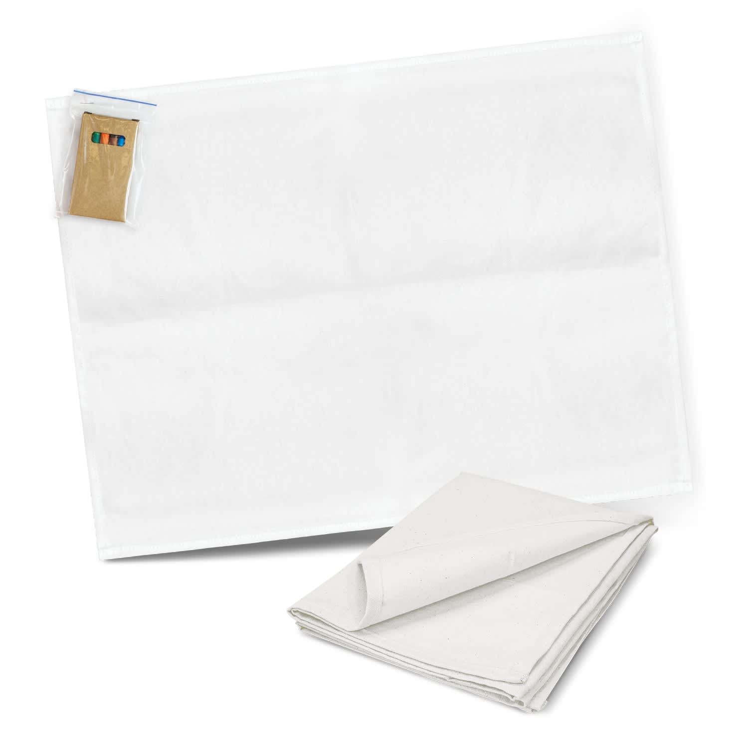 Cotton Colouring Tea Towel [3-116594]