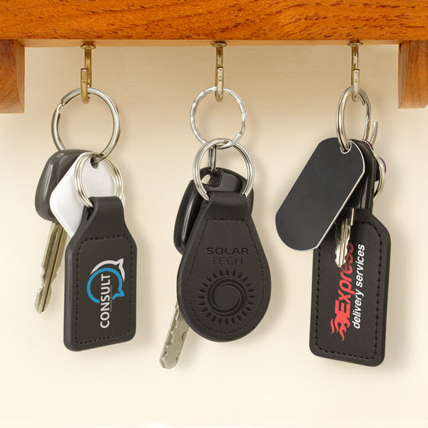 Prince Leather Key Ring  Round [3-116759]