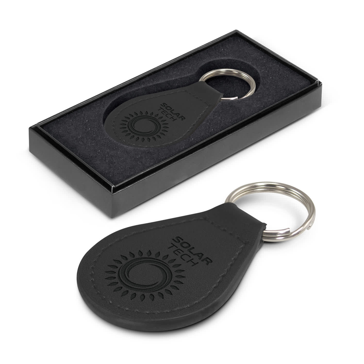 Prince Leather Key Ring  Round [3-116759]