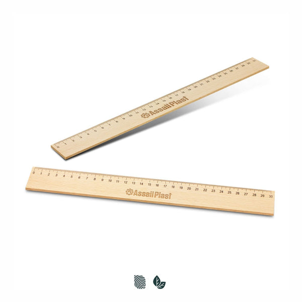 Wooden 30cm Ruler [3-117337]