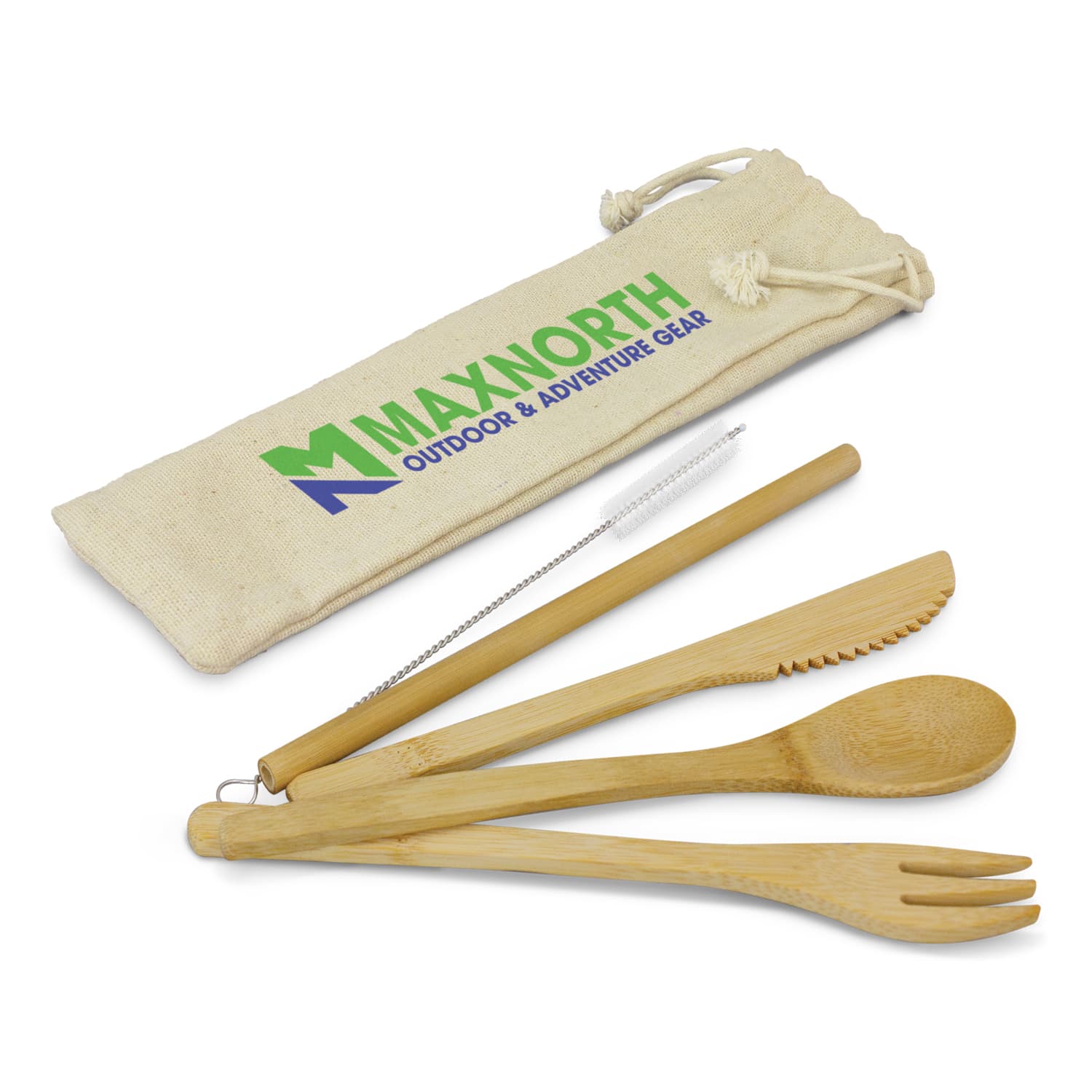 Bamboo Cutlery Set [3-117633]