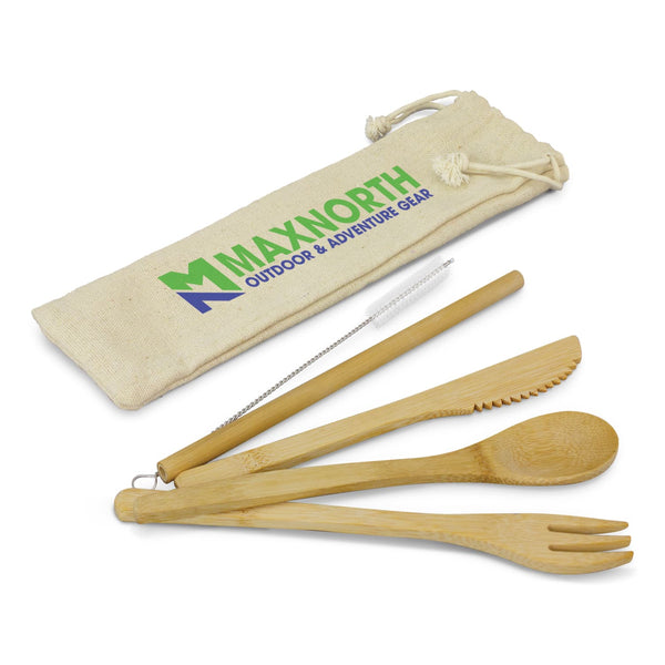 Bamboo Cutlery Set [3-117633]