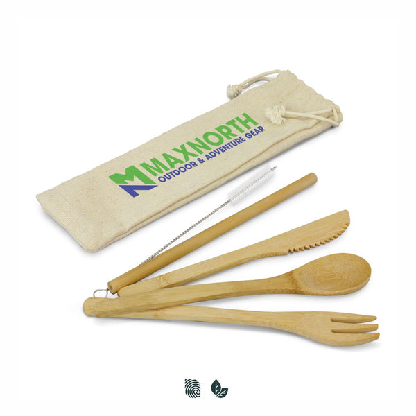 Bamboo Cutlery Set [3-117633]