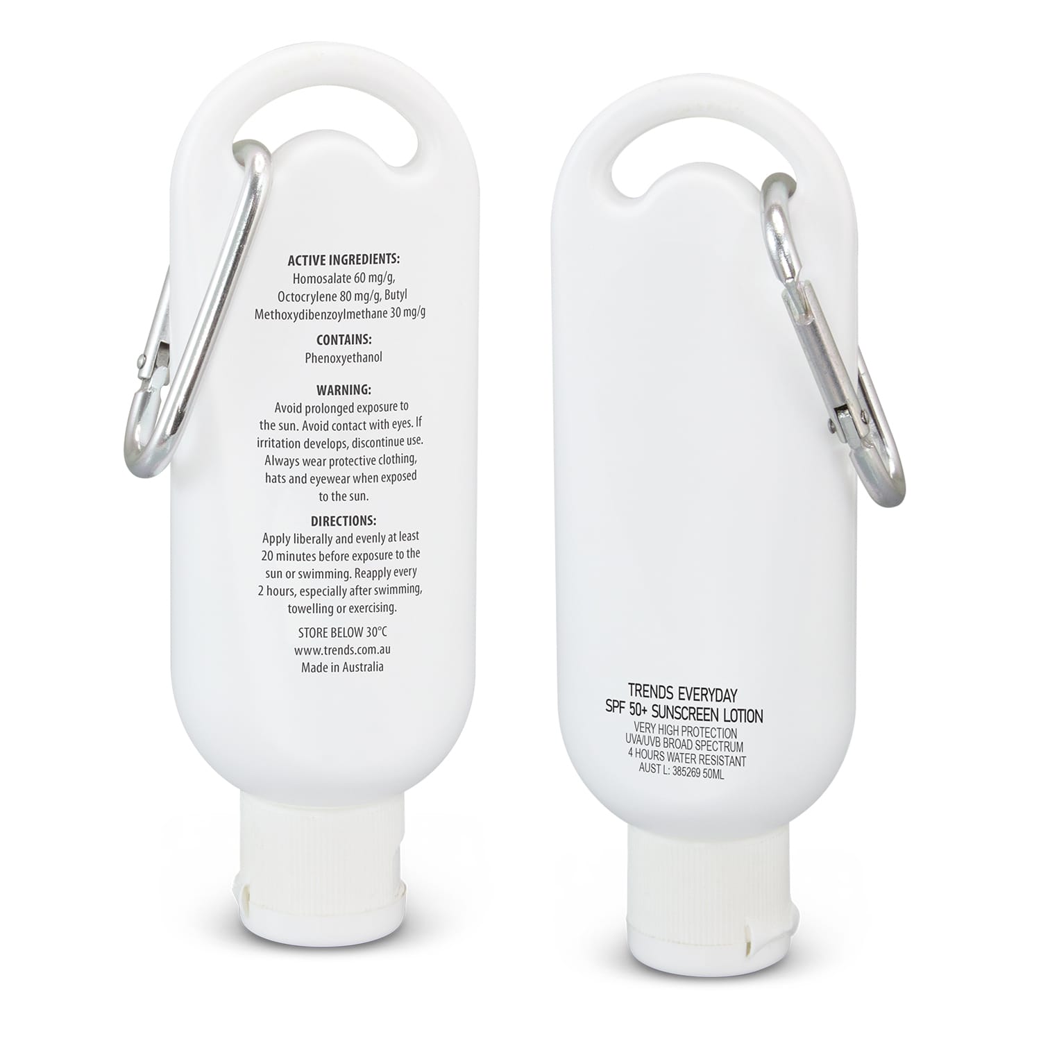 TRENDS Everyday SPF 50 Carabiner Sunscreen 50ml [3-118662]