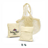 Cotton Mesh Foldaway Tote Bag [3-118944]