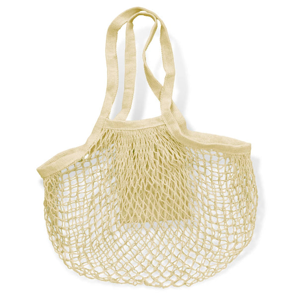 Cotton Mesh Foldaway Tote Bag [3-118944]