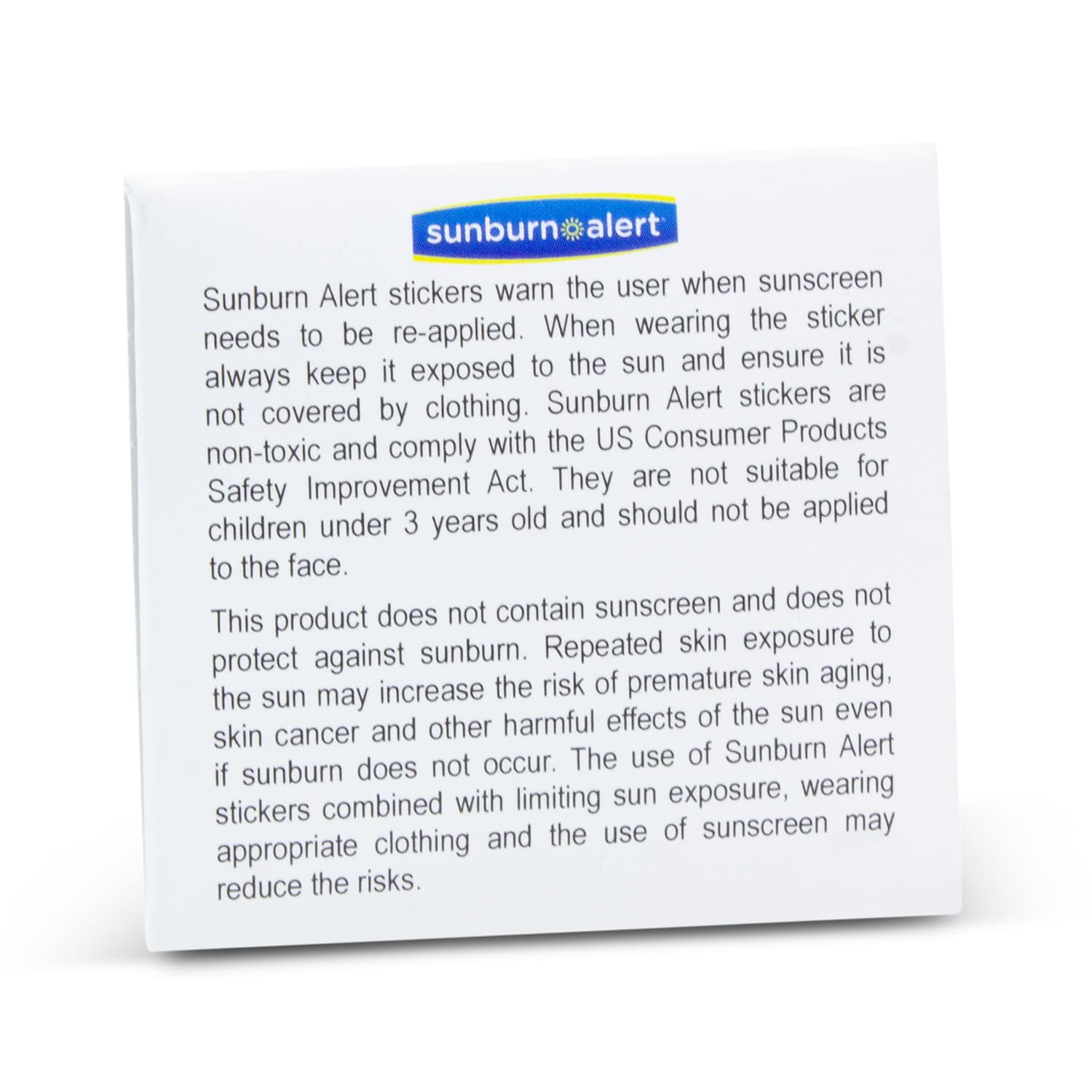 Sunburn Alert Stickers [3-119392]