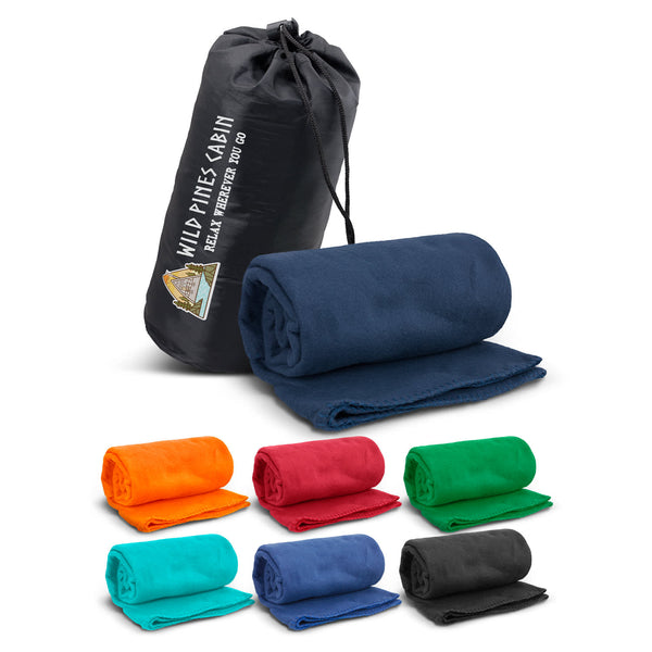 Glasgow Fleece Blanket in Carry Bag [3-119417]