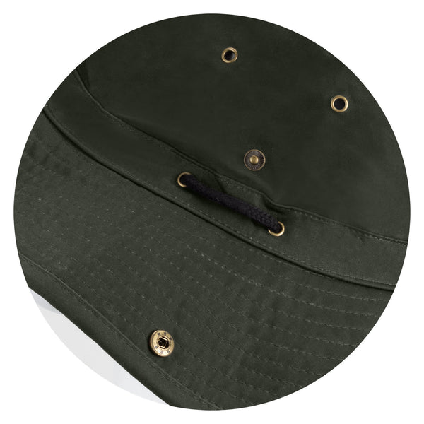 Oilskin Wide Brim Hat [3-119578]