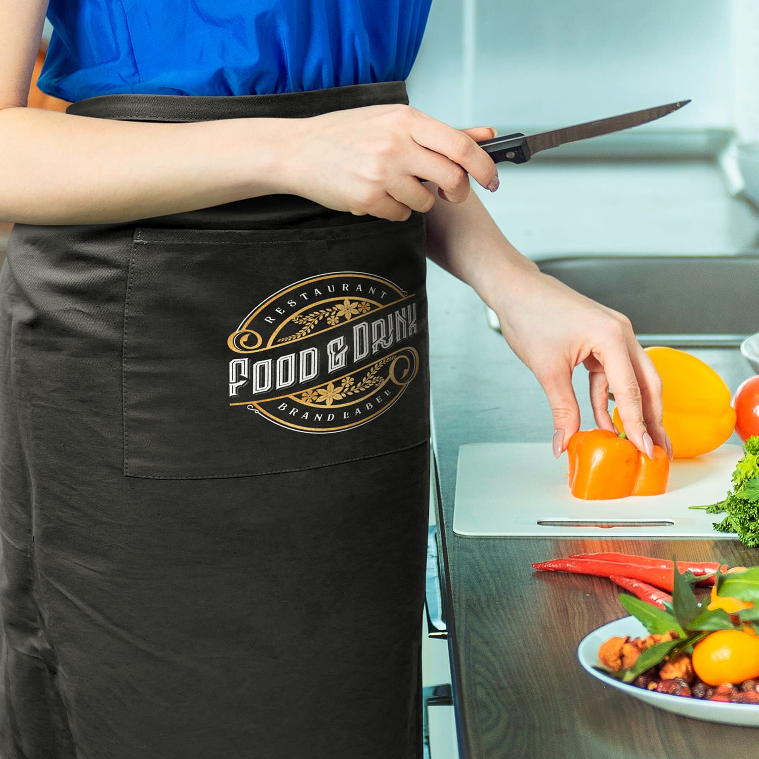 Pepper Full Length Waist Apron [3-120048]
