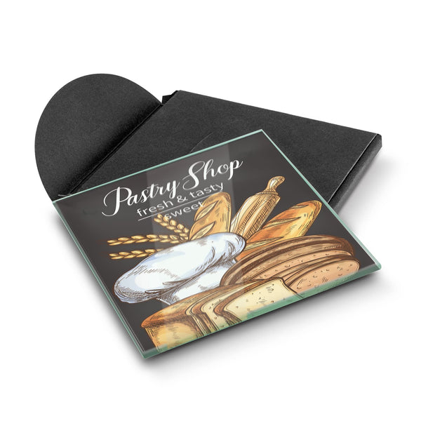 Venice Single Glass Coaster Square  Full Colour [3-120162]