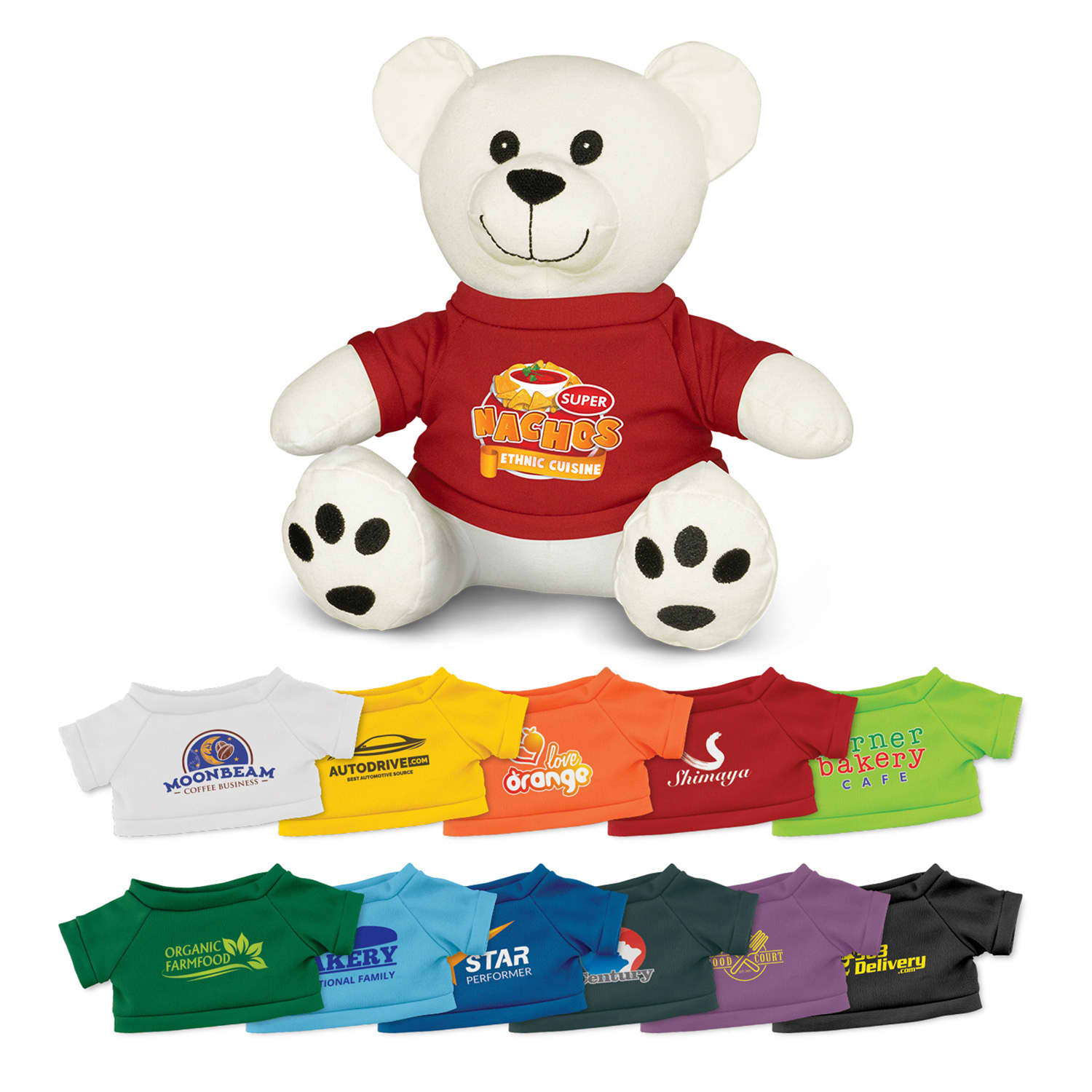 Cotton Bear Plush Toy [3-120193]