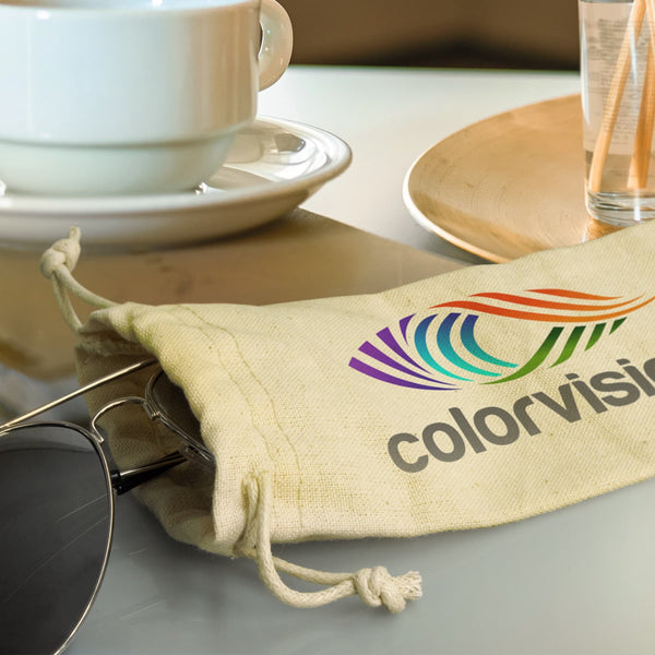 Cotton Sunglass Pouch [3-120213]