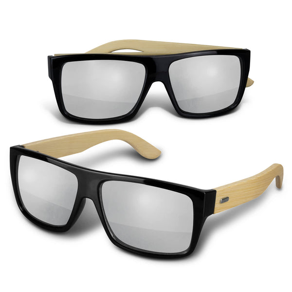 Maui Mirror Lens Sunglasses  Bamboo [3-120341]