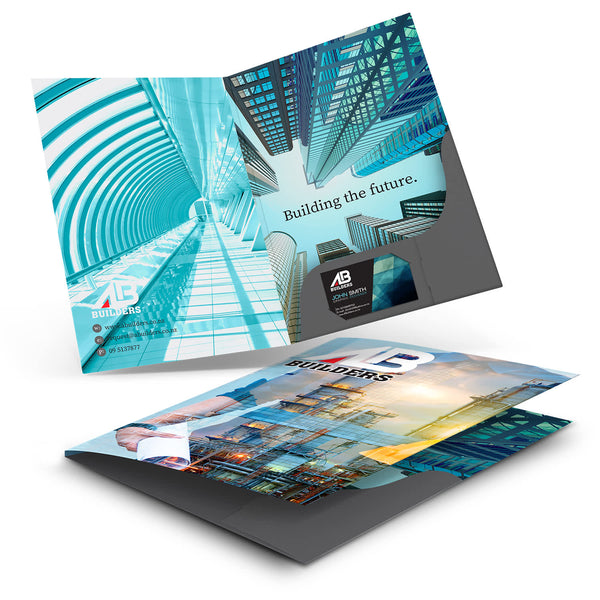 A4 Presentation Folder with Spine [3-120423]