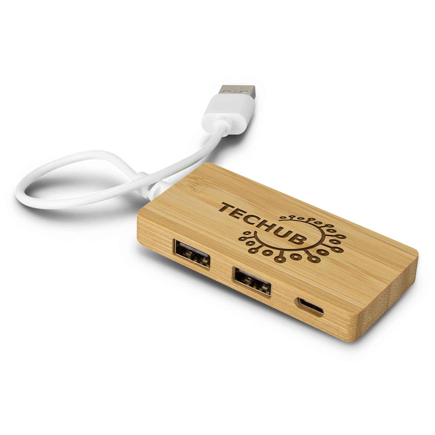 Bamboo USB Hub [3-120615]