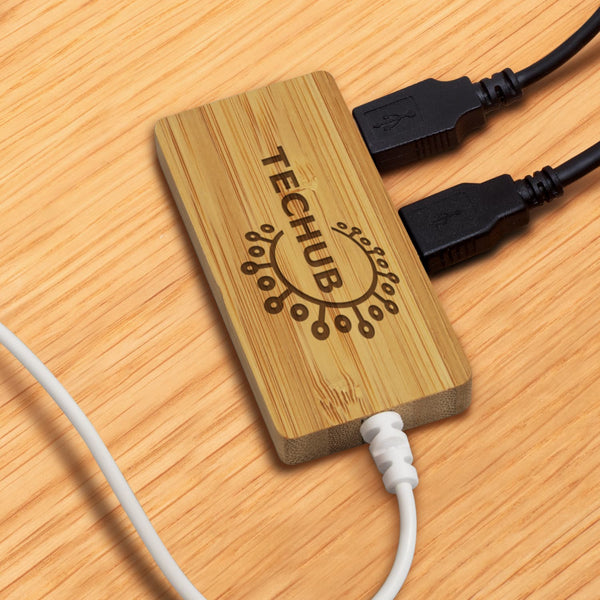 Bamboo USB Hub [3-120615]