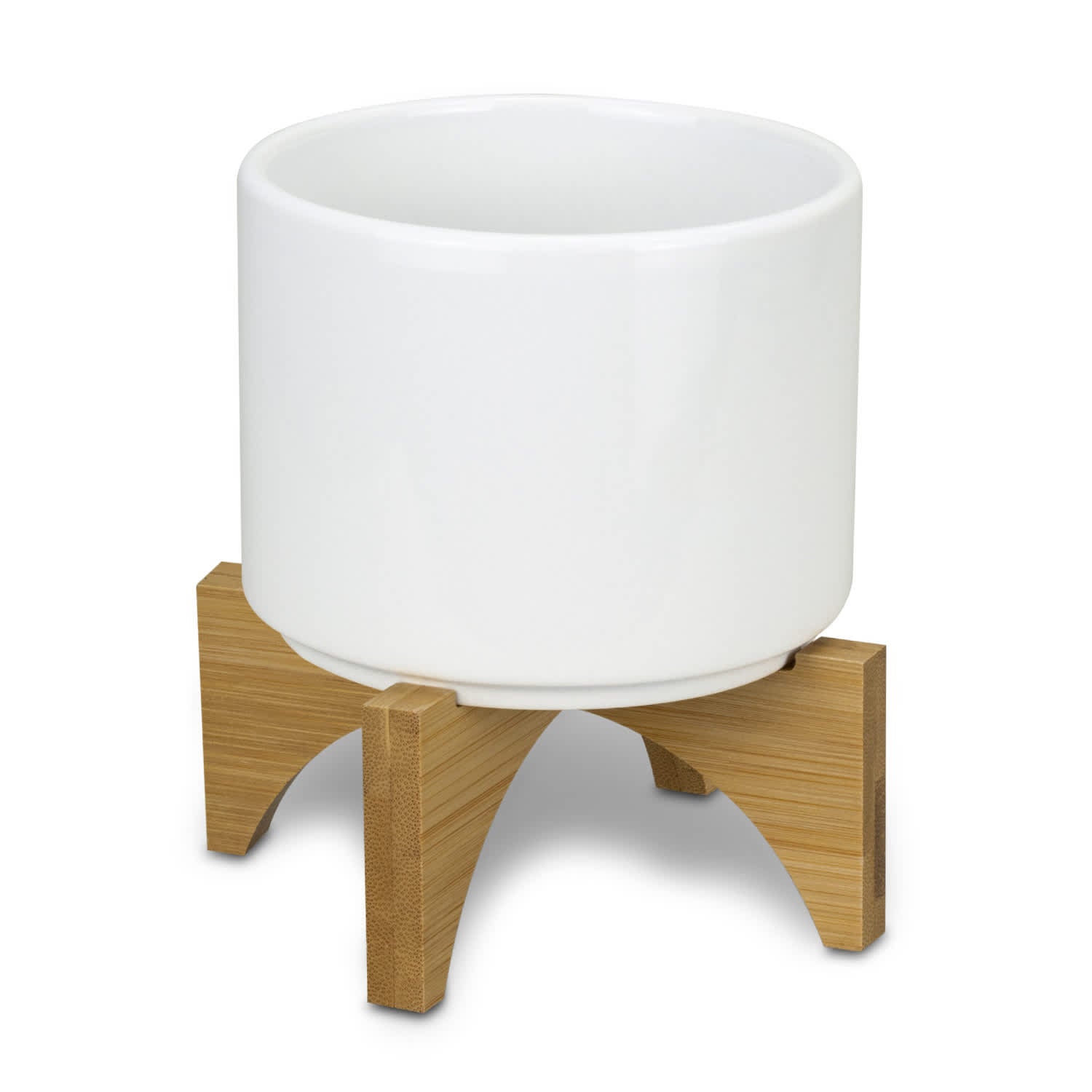 Planter with Bamboo Base [3-120901]