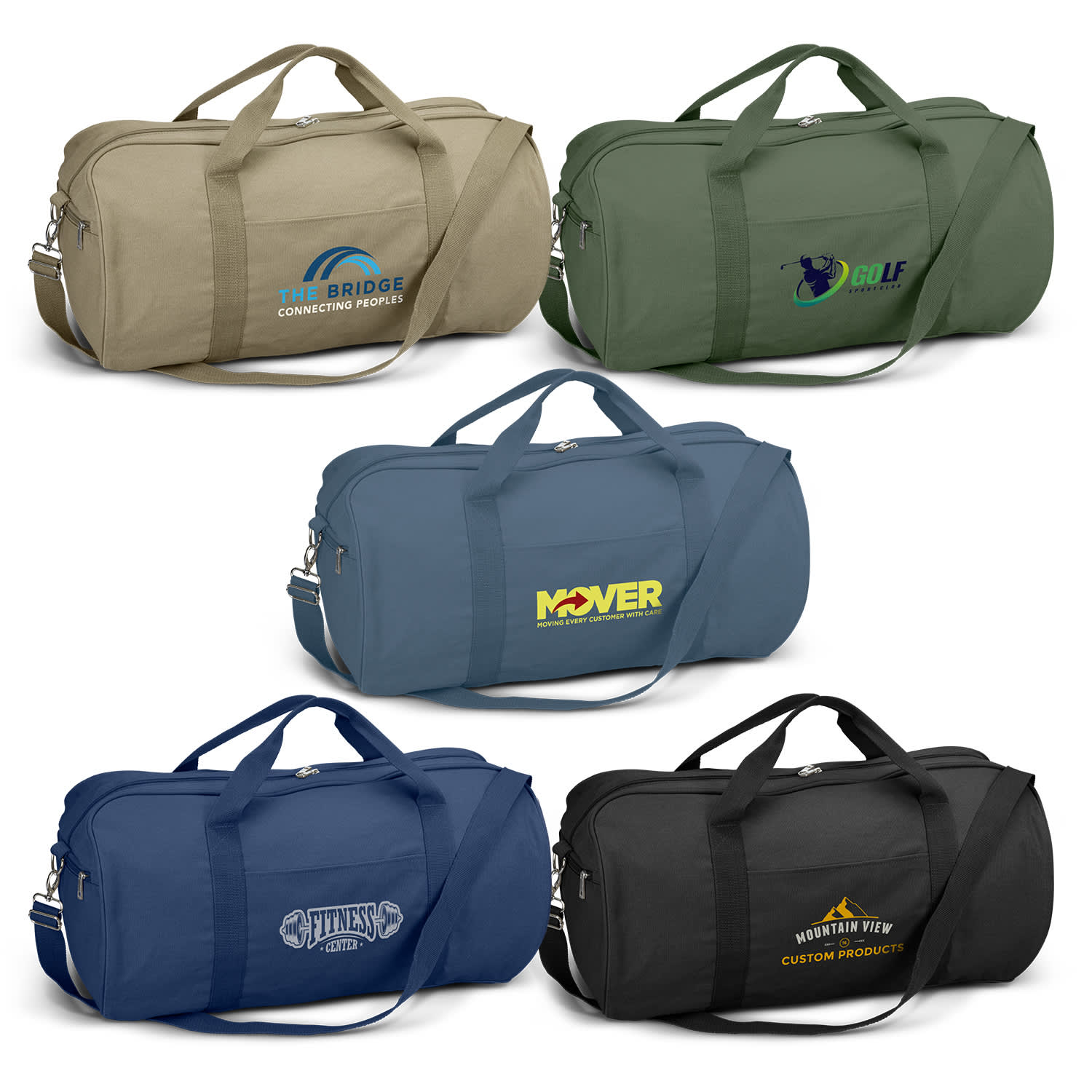 Canvas Duffle Bag [3-121130]