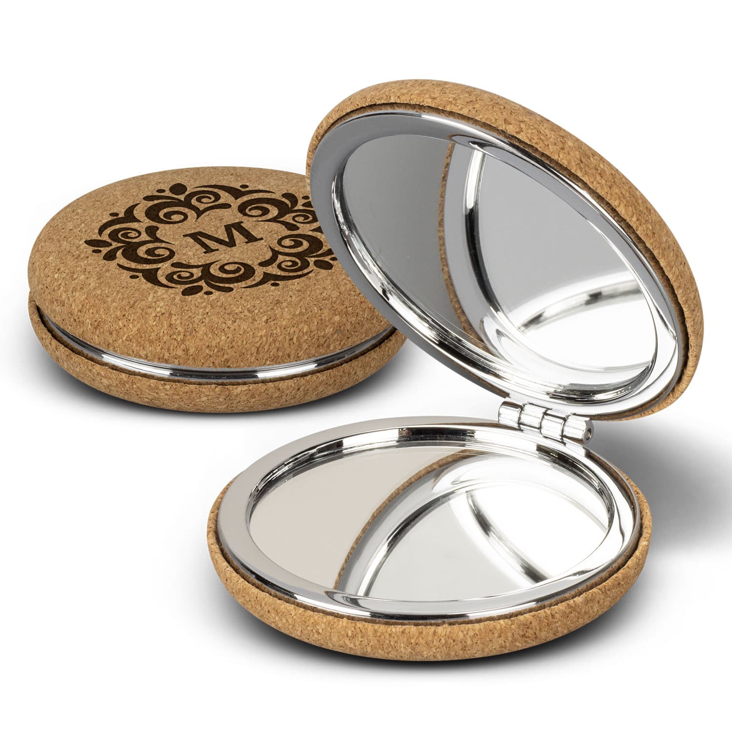 Cork Compact Mirror [3-121407]