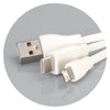 Bamboo Charging Cable Key Ring  Round [3-121411]