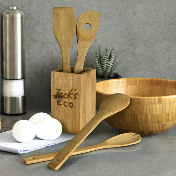 Bamboo Kitchen Utensils [3-121522]