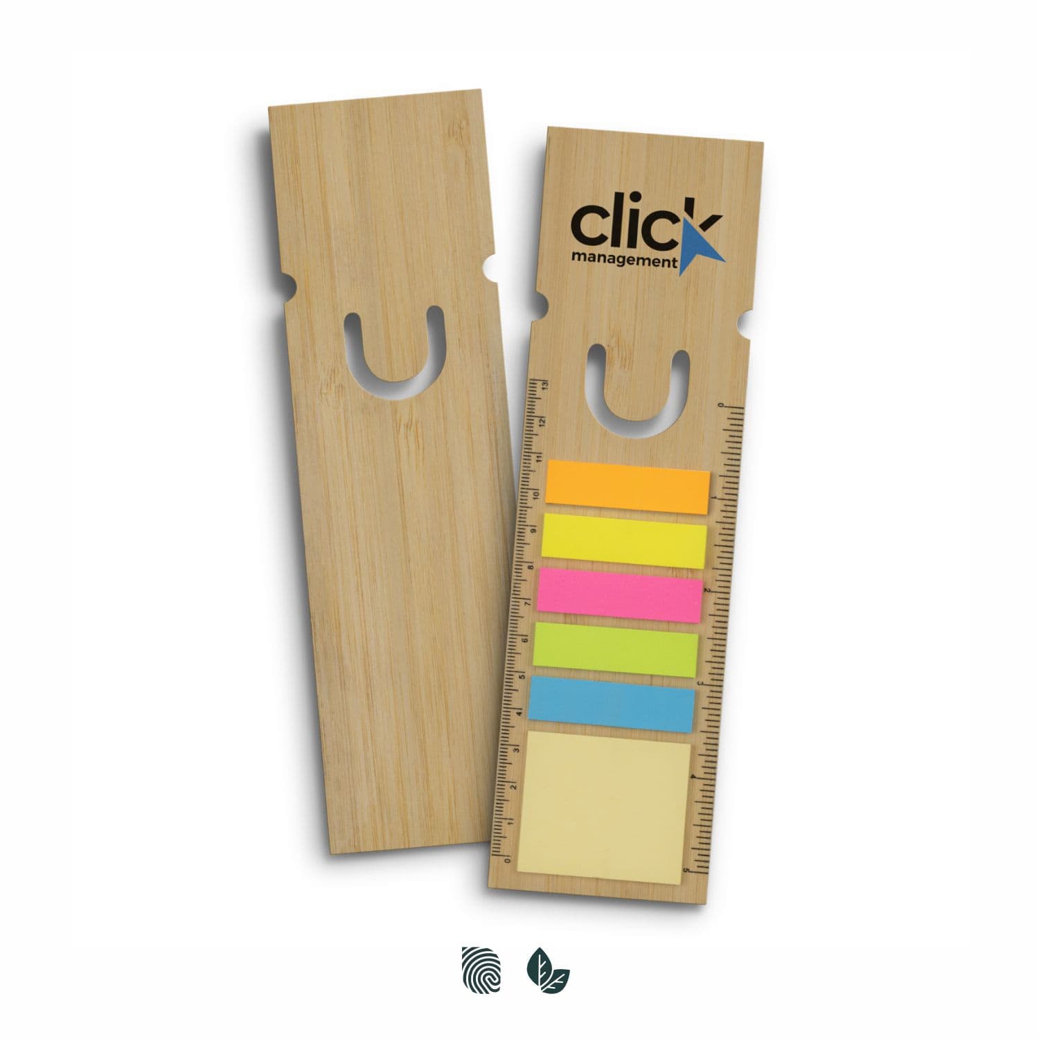 Bamboo Ruler Bookmark  Square [3-121726]